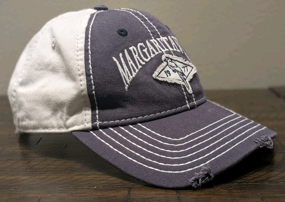 Margaritaville Orlando Hat Cap Distressed Parrot 1977 Adjustable Cotton